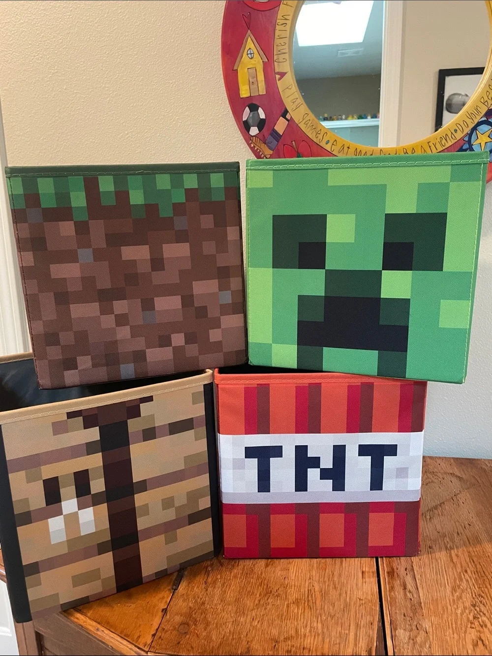 Minecraft Fabric Storage Bins | 10